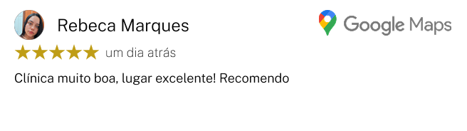 Avaliações da empresa no google maps